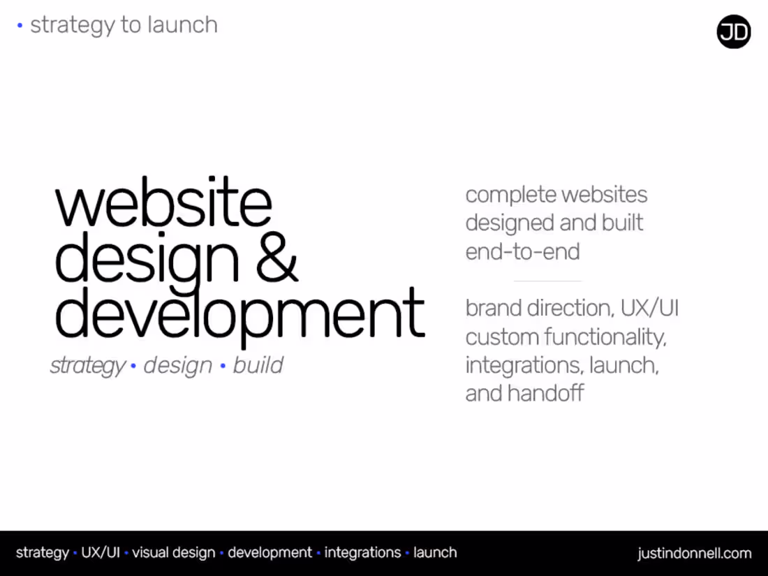 Cover image for Website design & development