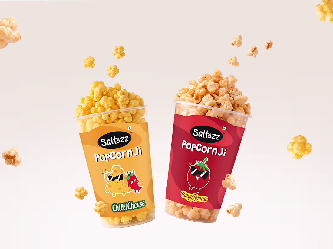 Cover image for Popcornji Packaging Design & Promotional Campaign