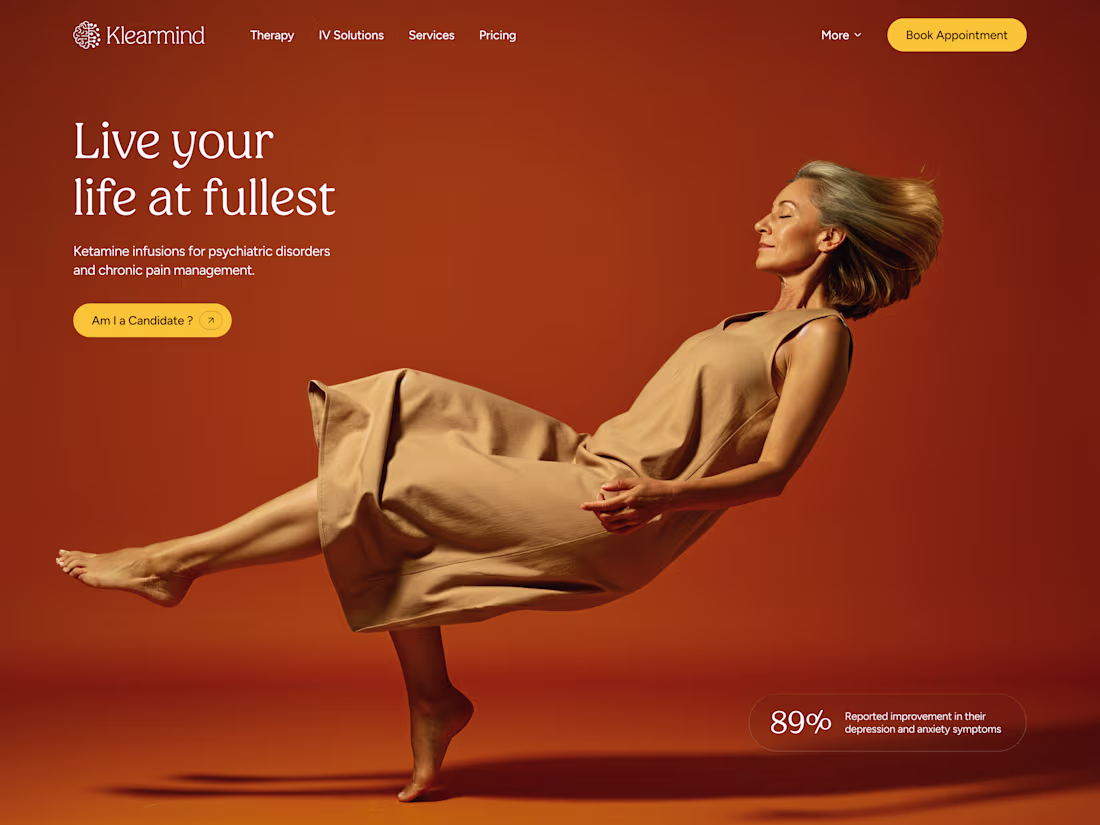 Cover image for Klearmind Clinics - Ketamine Therapy Landing Page
