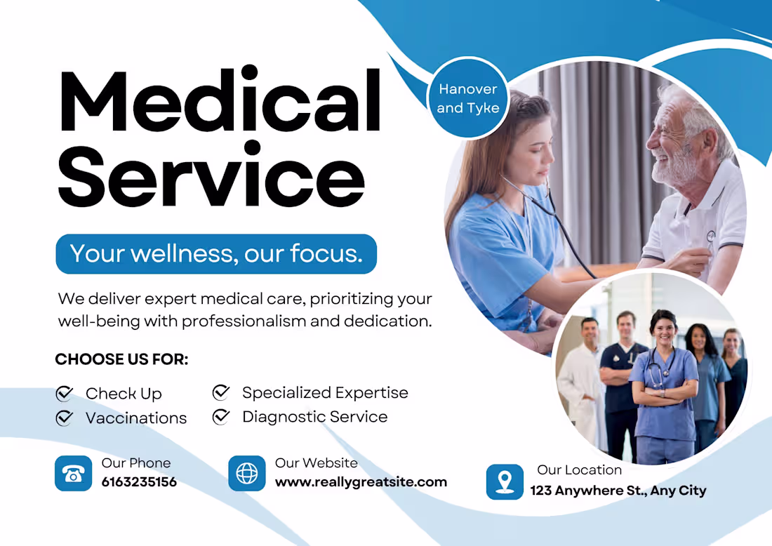 Cover image for Hospital poster design