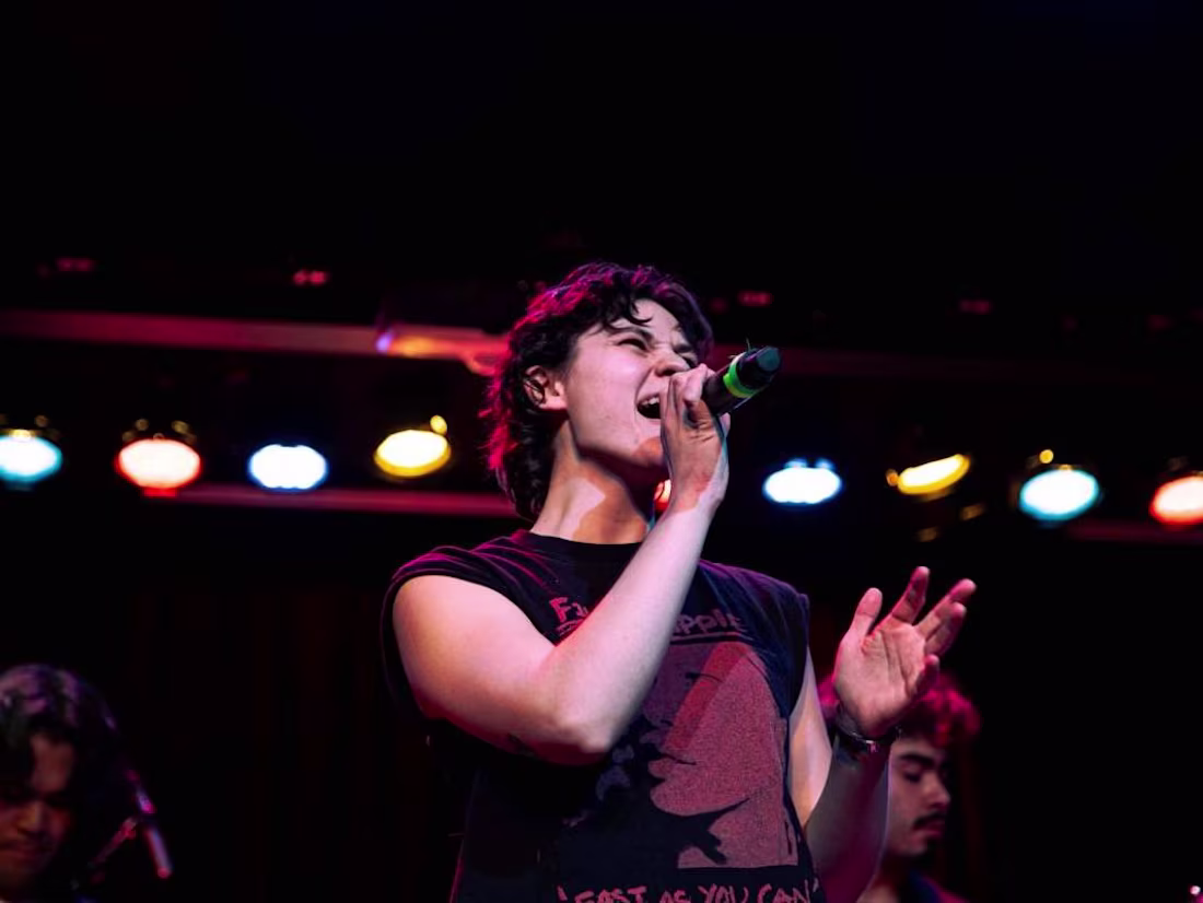 Cover image for Students turn back time with rock and roll at spring showcase 