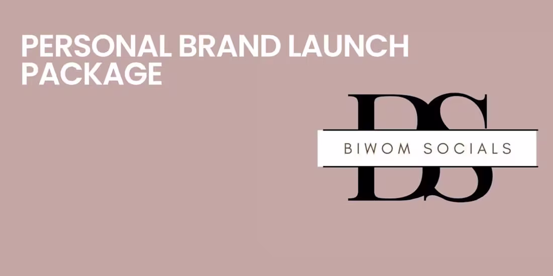 Cover image for Personal Brand Launch Package