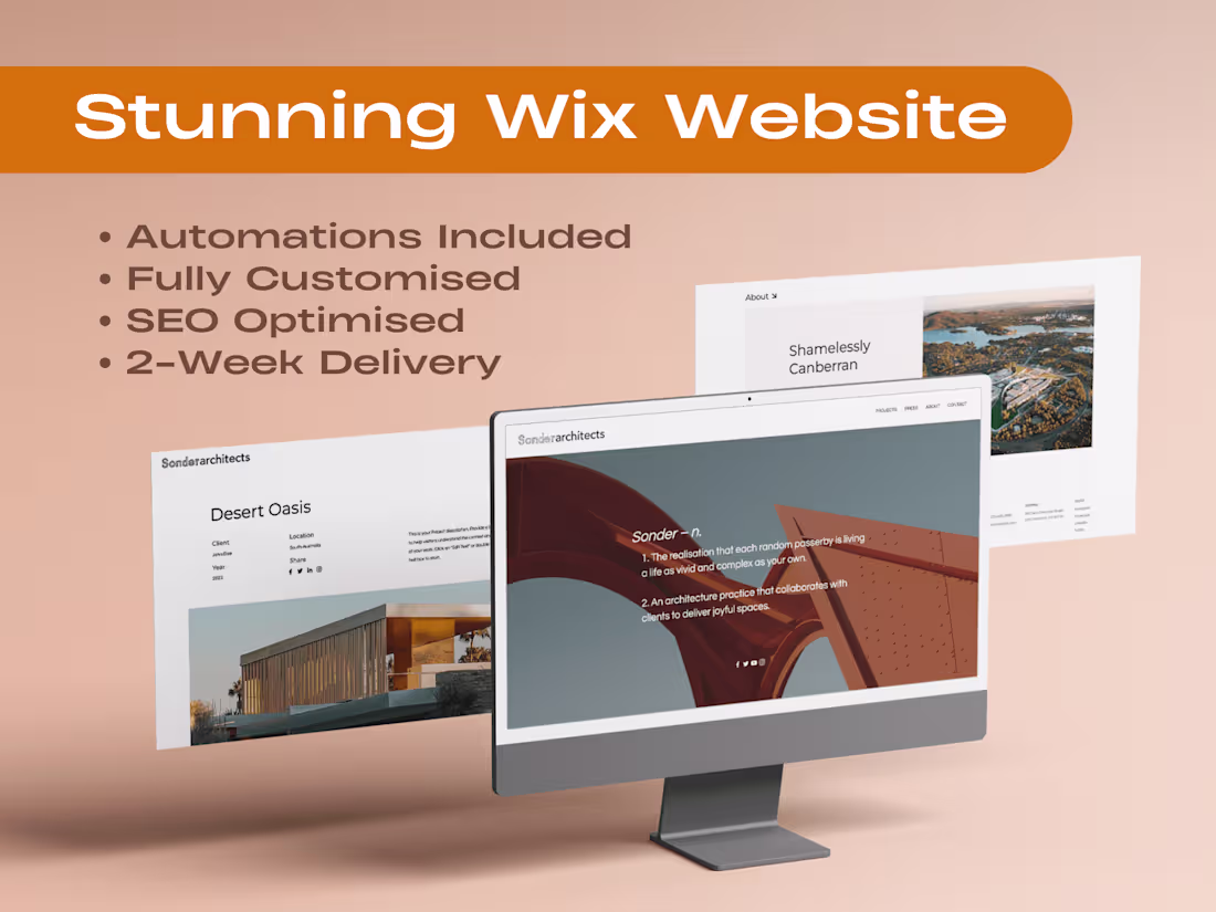 Cover image for Stunning Wix Website + Automations Included