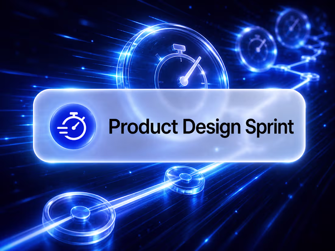 Cover image for Product Design Sprint — One Week, One Flow