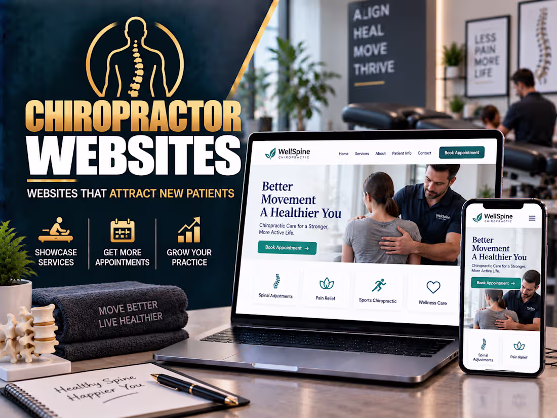 Cover image for 🦴 Chiropractor Website Design | WordPress Chiropractic Website