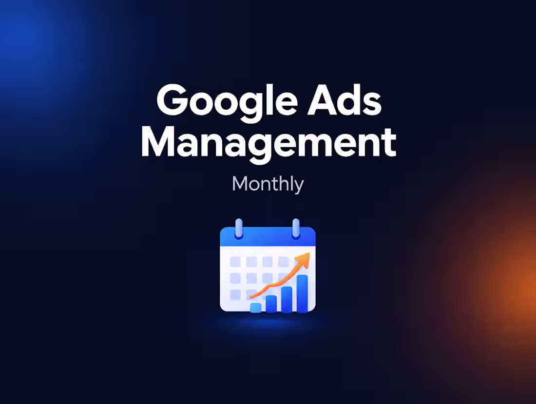Cover image for Google Ads Monthly Management