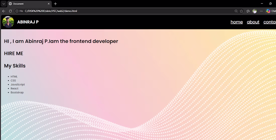 Cover image for Simple website