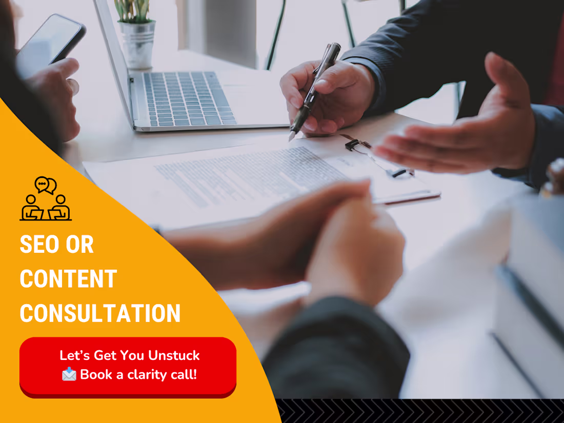 Cover image for Strategy Consultation for SEO & Content