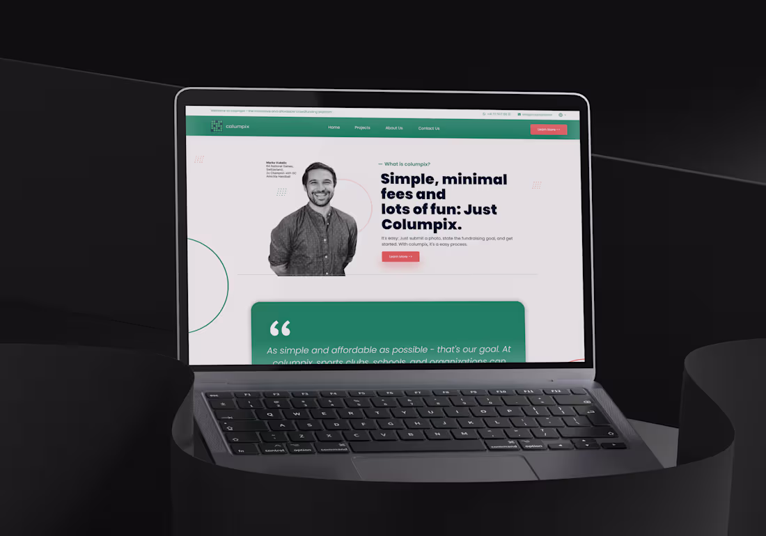 Cover image for Columpix – Crowdfunding Platform UI/UX Design
