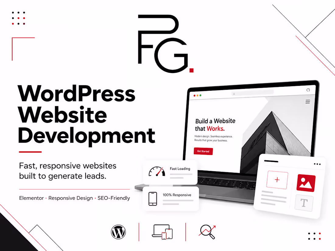 Cover image for WordPress Website Design & Development