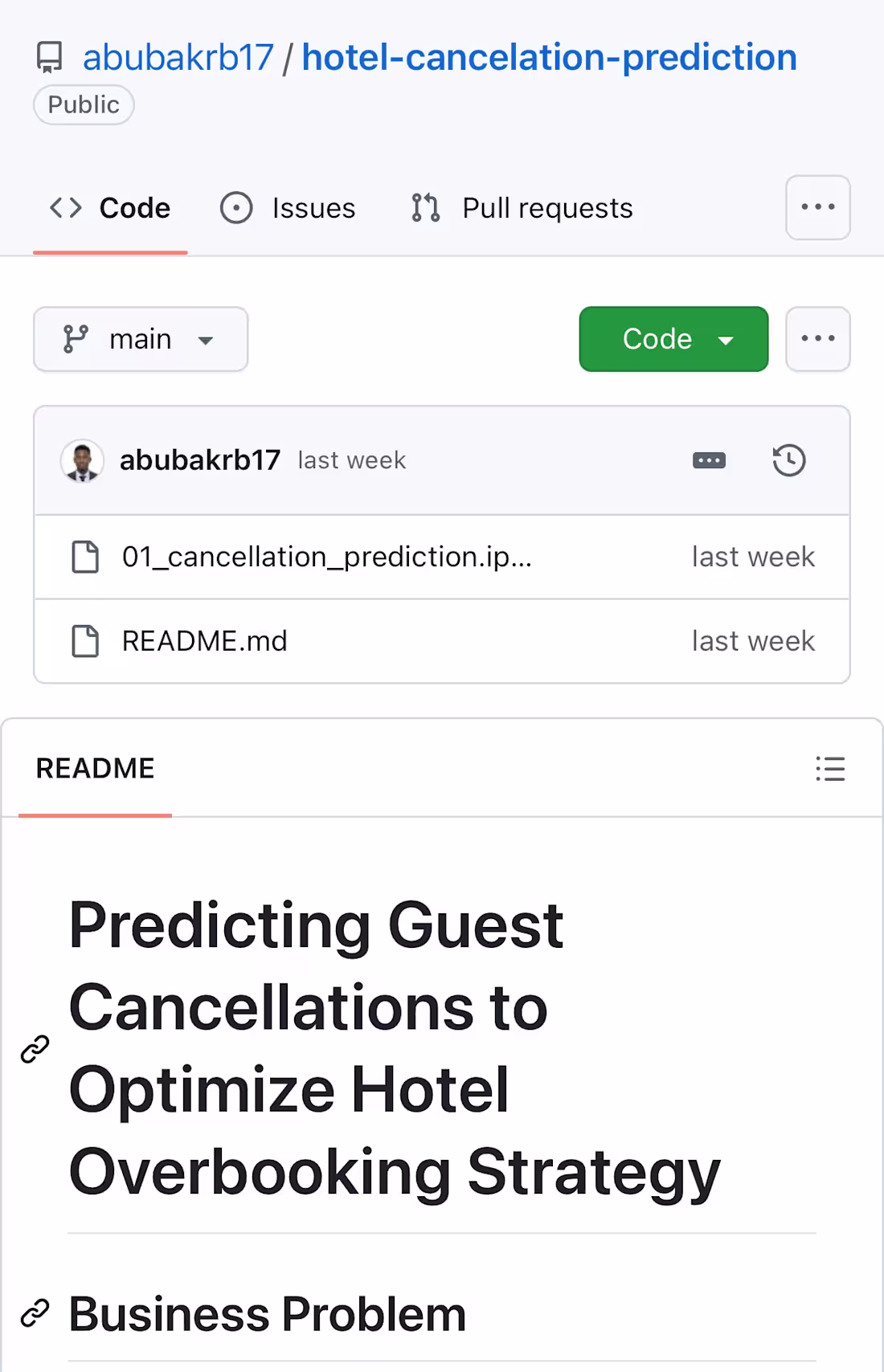 Cover image for Built a machine learning model