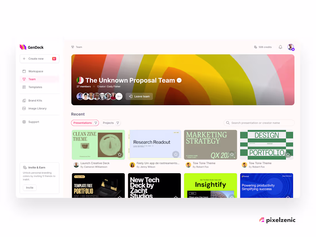 Cover image for AI Presentation SaaS: End-to-End UX Redesign