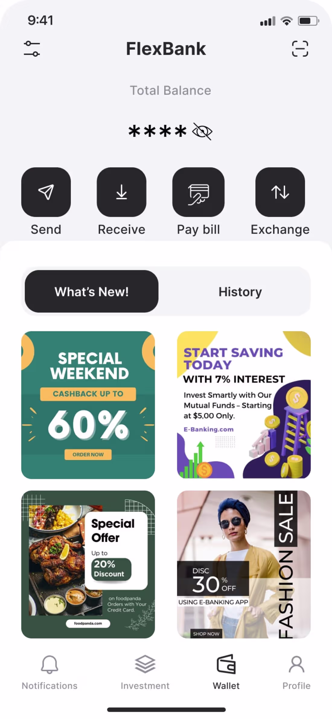 Cover image for Fintech homepage design