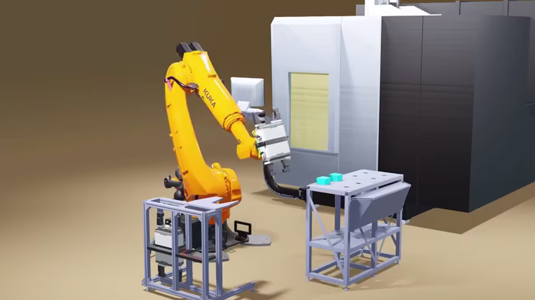 Cover image for 3D Industrial Robotic Arm Animation