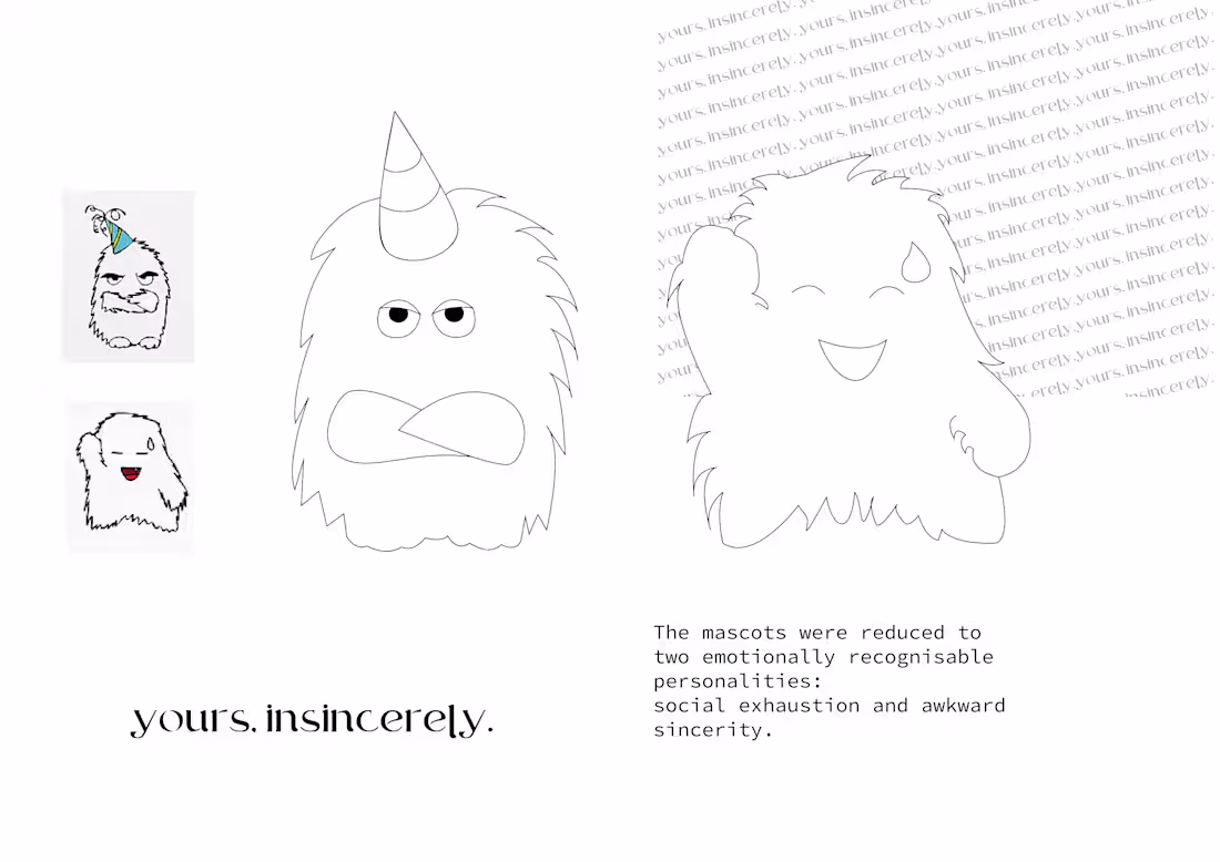 Cover image for “Your Insincerely” is a playful