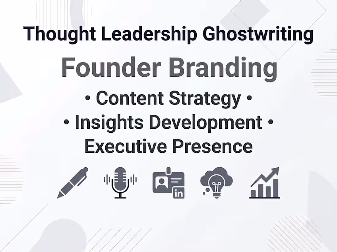 Cover image for Thought Leadership Ghostwriting for B2B SaaS Founders.