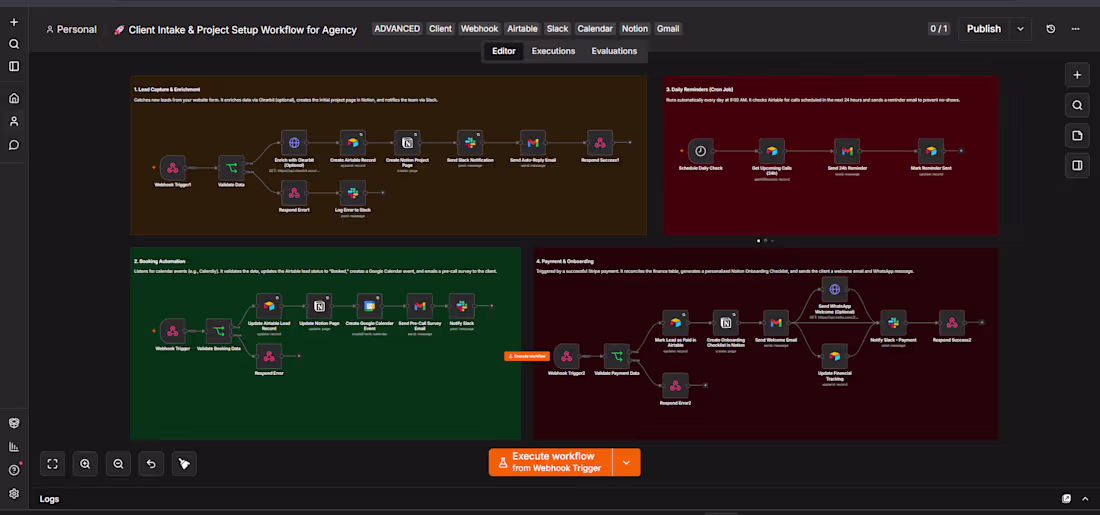 Cover image for End-to-End Client Intake & Onboarding Automation for Agencies
