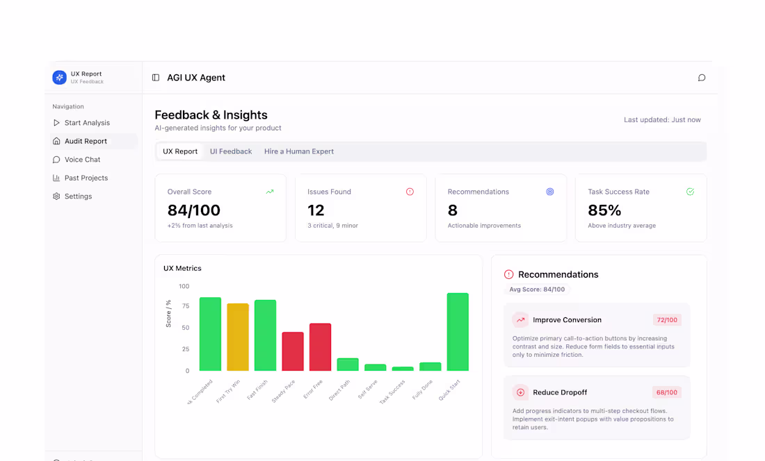 Cover image for Website UX audit agent