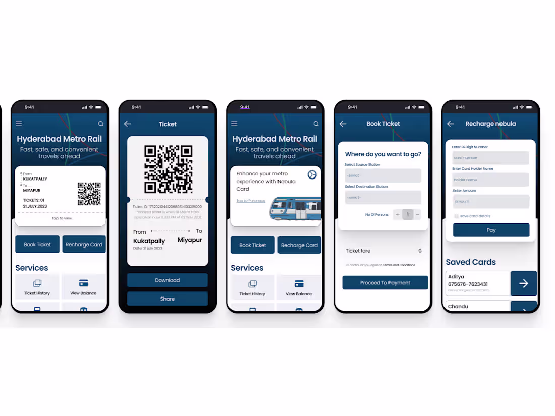 Cover image for Redesigning metro App