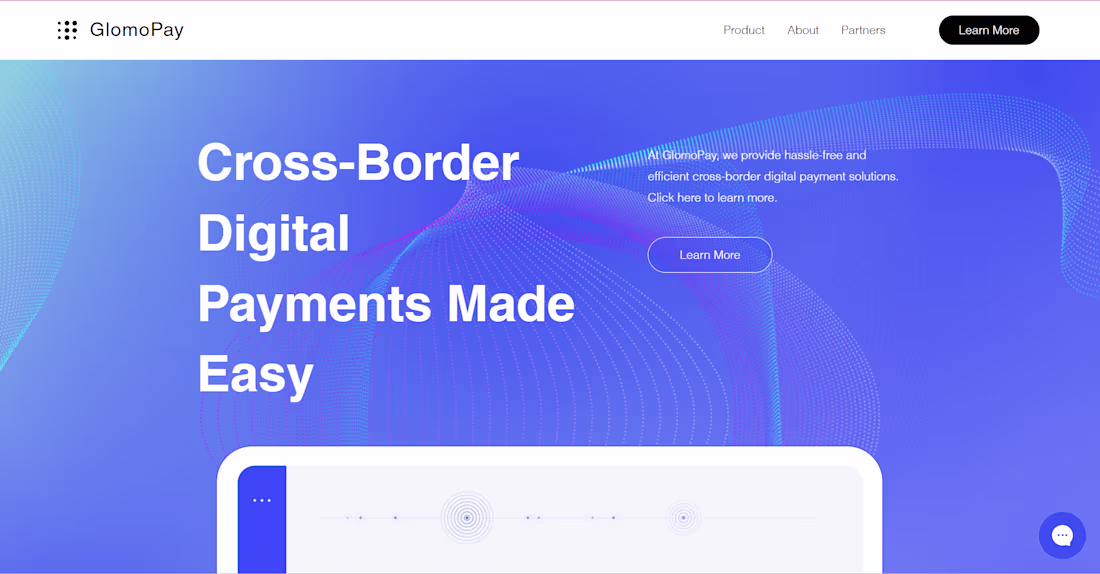 Cover image for GlomoPay | HomePage Design + Site Content