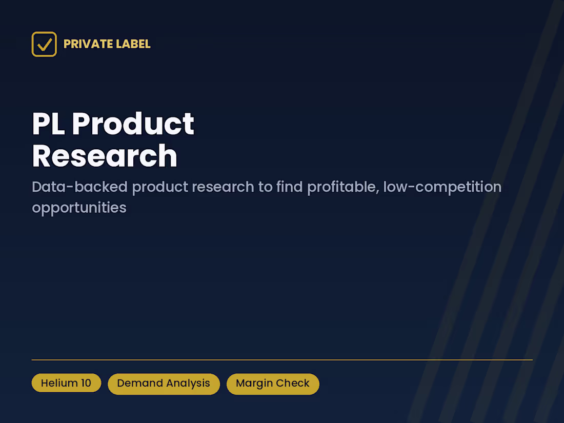 Cover image for PL Product Research