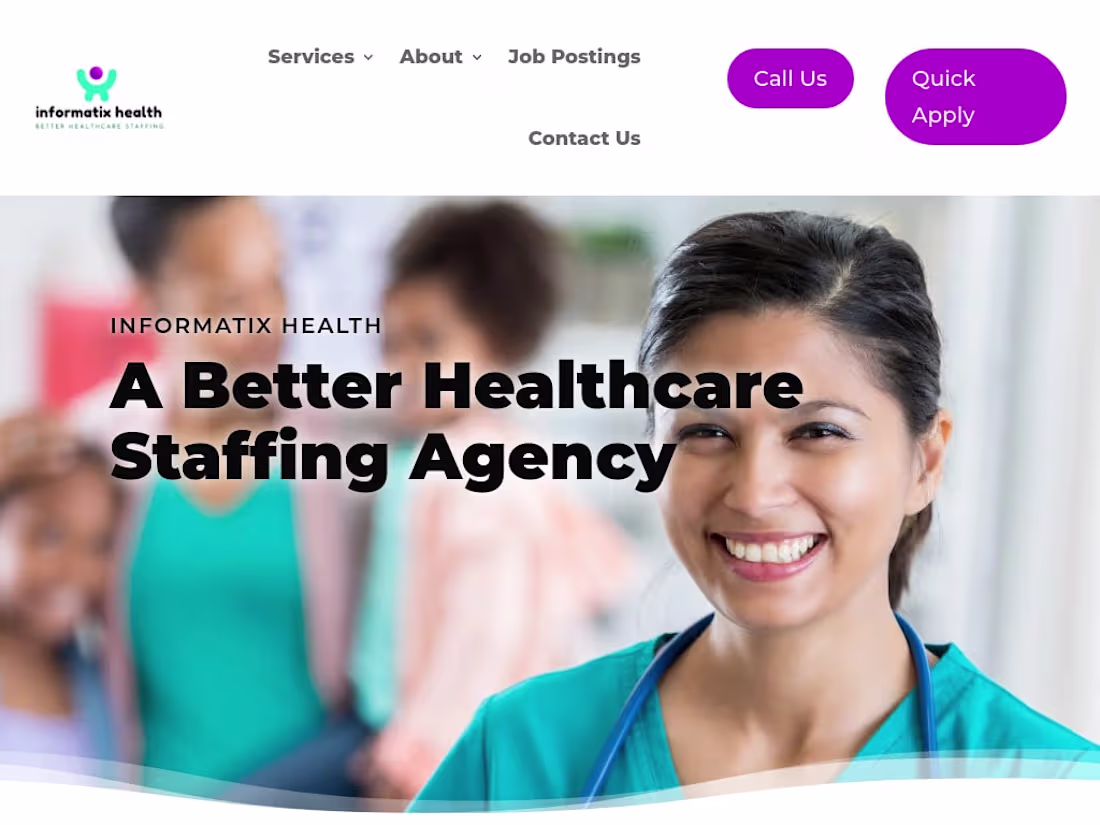 Cover image for Hospital Staff Recruitment Platform | Informatix Healthcare