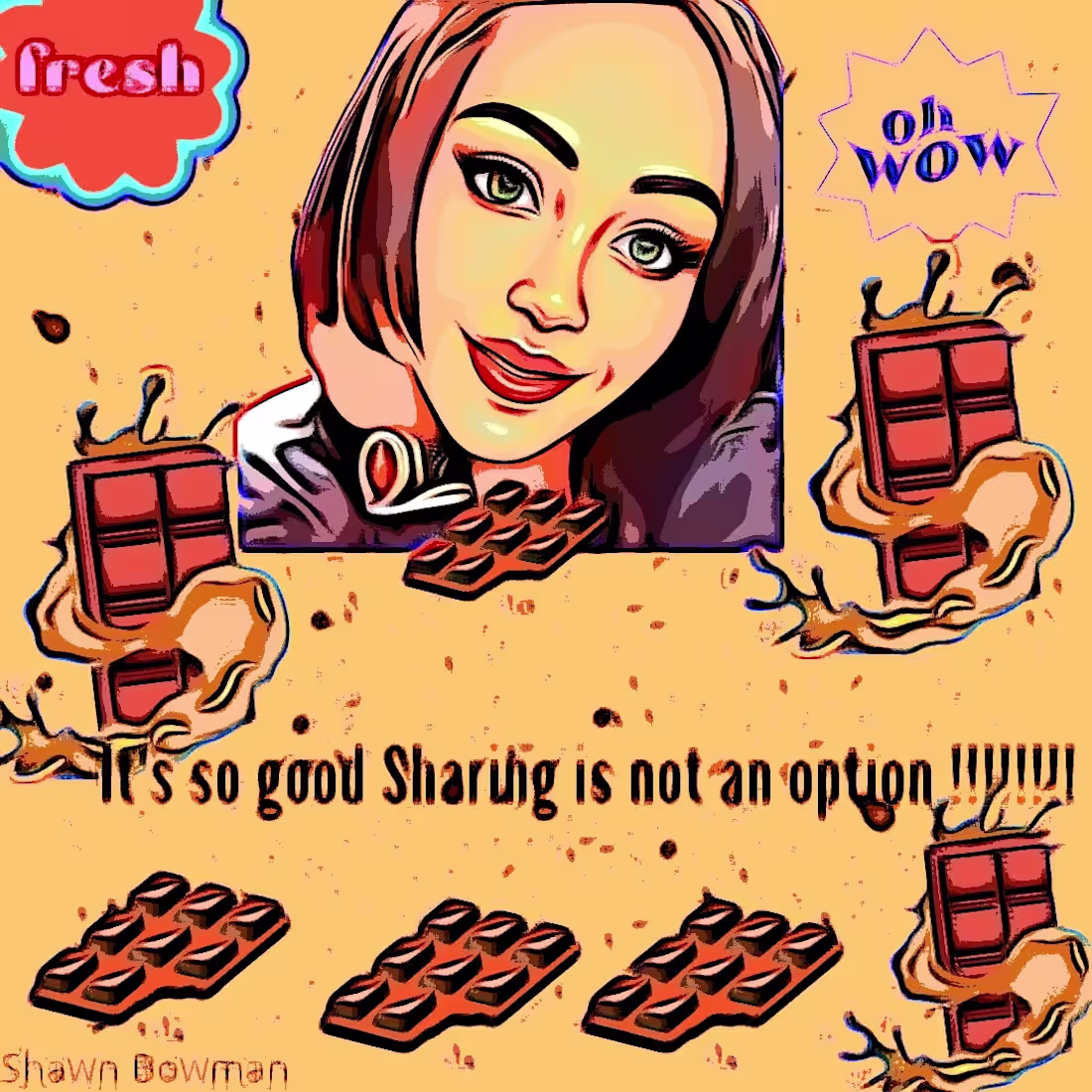 Cover image for A real piece of chocolate