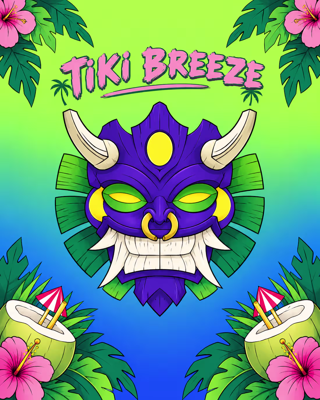 Cover image for Tiki Breeze — Beverage Branding