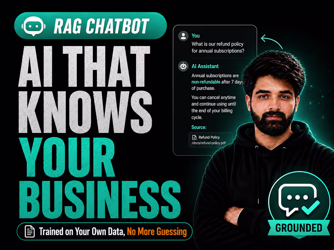 Cover image for Custom RAG Chatbot Trained on Your Own Data with OpenAI API