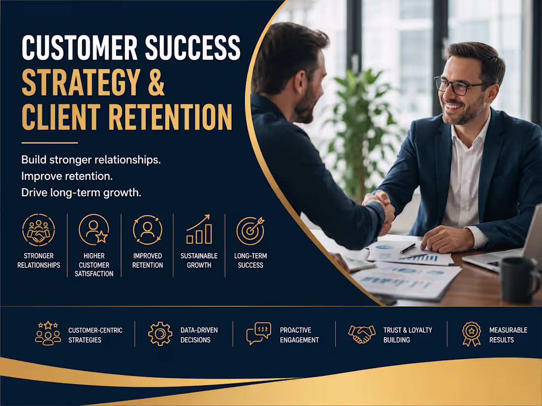 Cover image for Customer Success Strategy & Client Retention