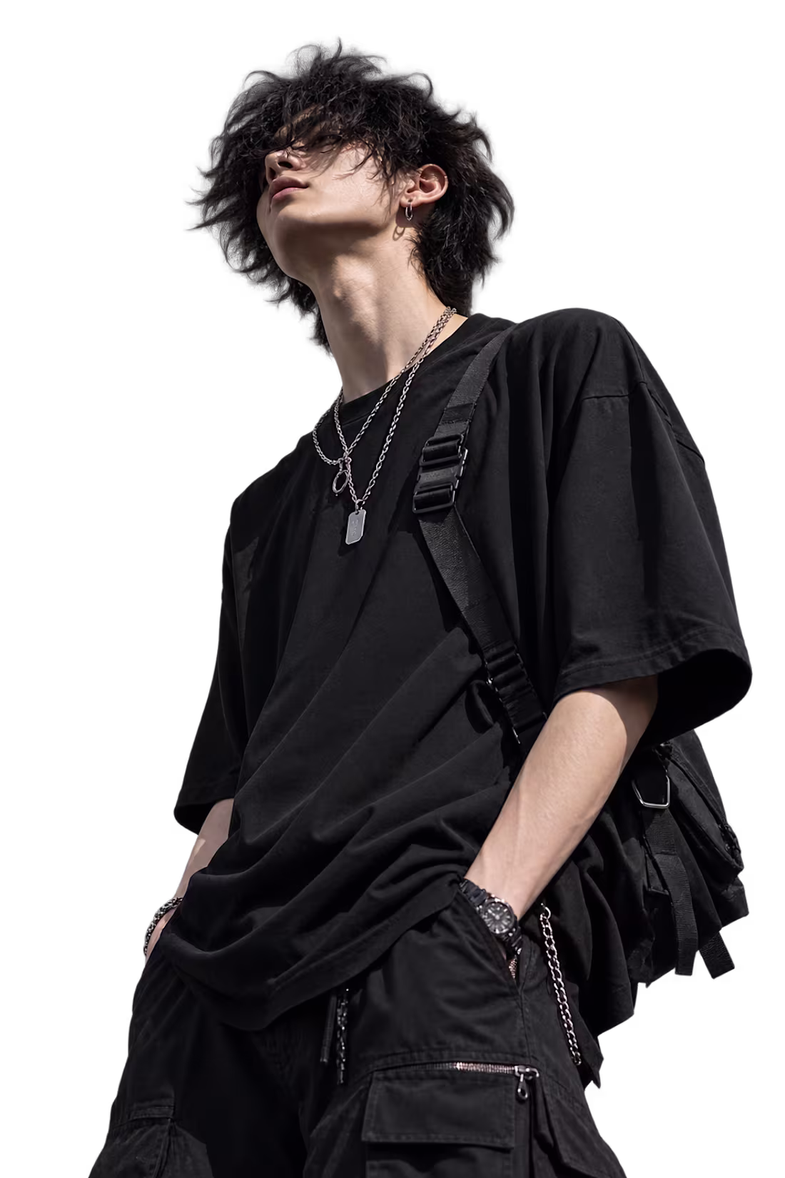 Cover image for A young man in black