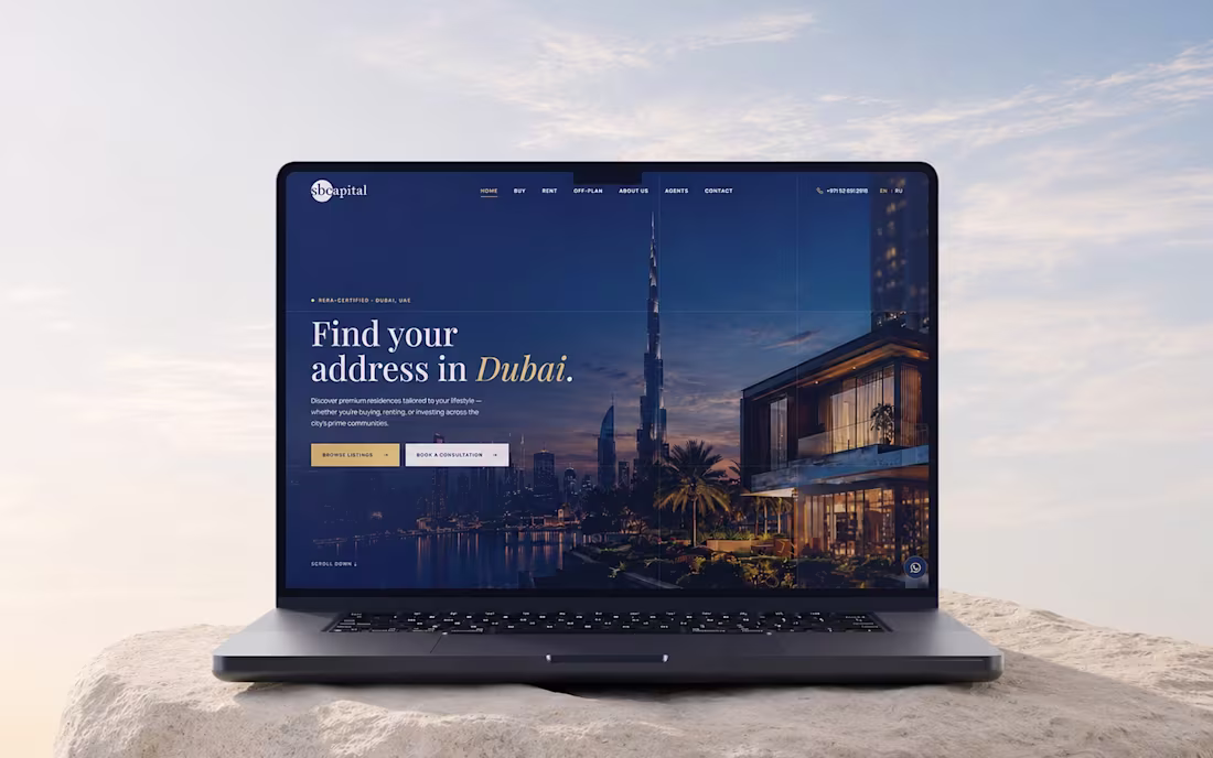 Cover image for SB Capital — Real Estate CRM (Dubai)