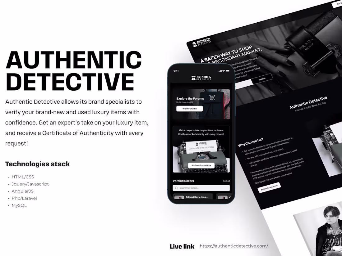 Cover image for Authentic Detective