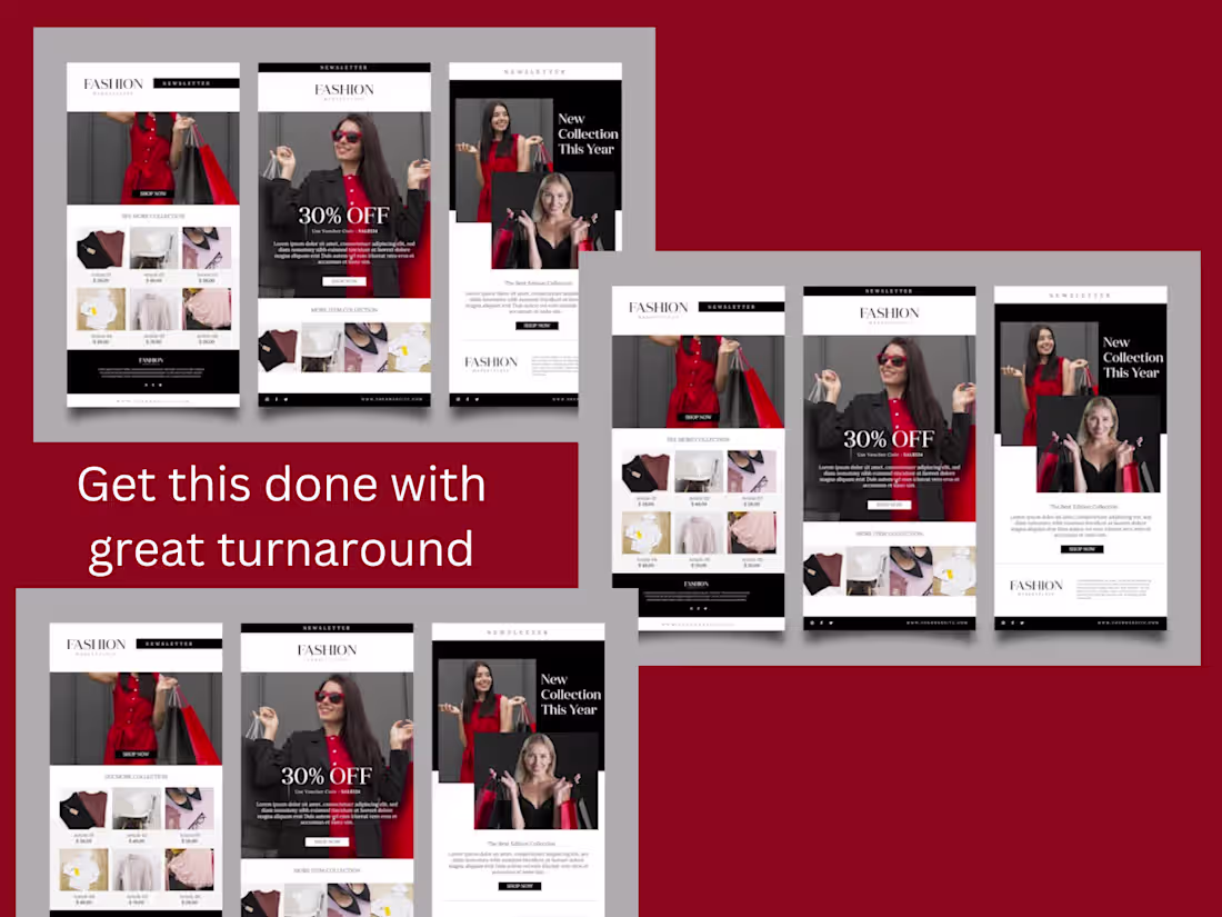 Cover image for Highly customizable Email Workflow Creation for clothing brand