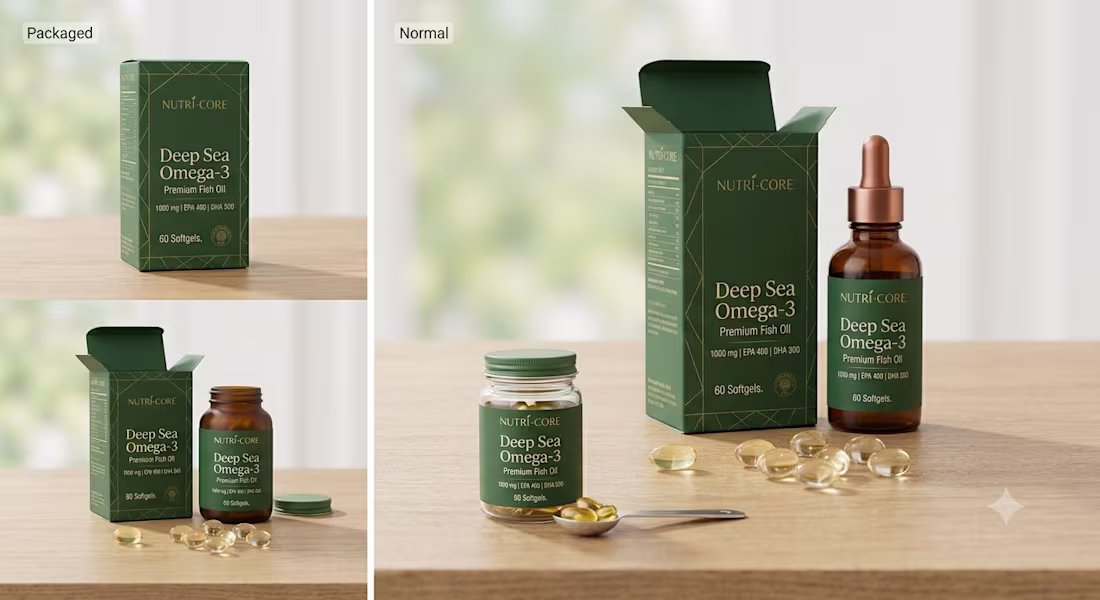 Cover image for Premium Supplement Packaging Design with