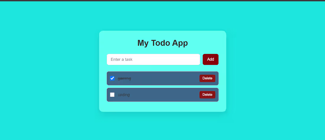 Cover image for A responsive Todo application built