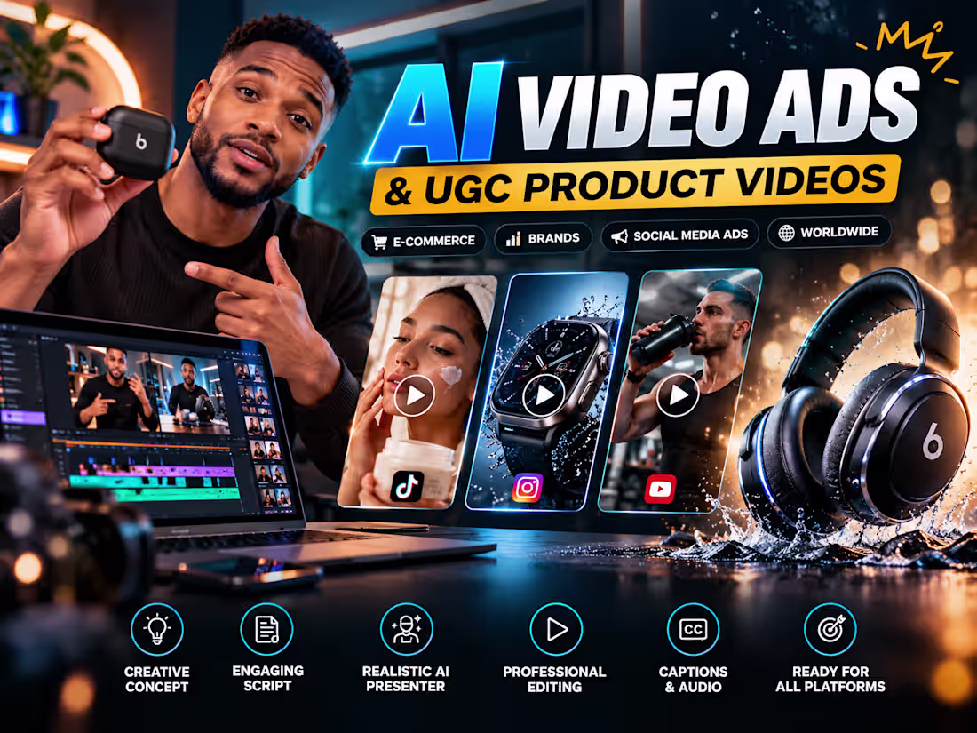 Cover image for AI UGC Ads & AI Product Video Commercials