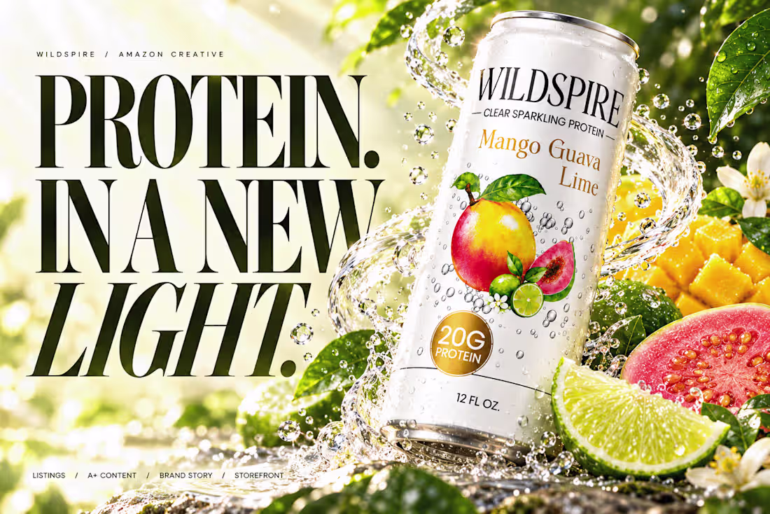 Cover image for Amazon Listing, A+ & Storefront Design | Wildspire