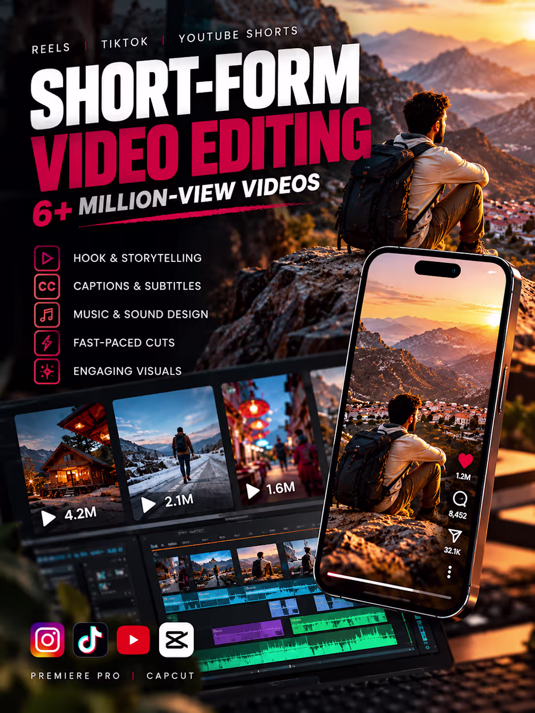 Cover image for High-Retention Short-Form Video Editing
