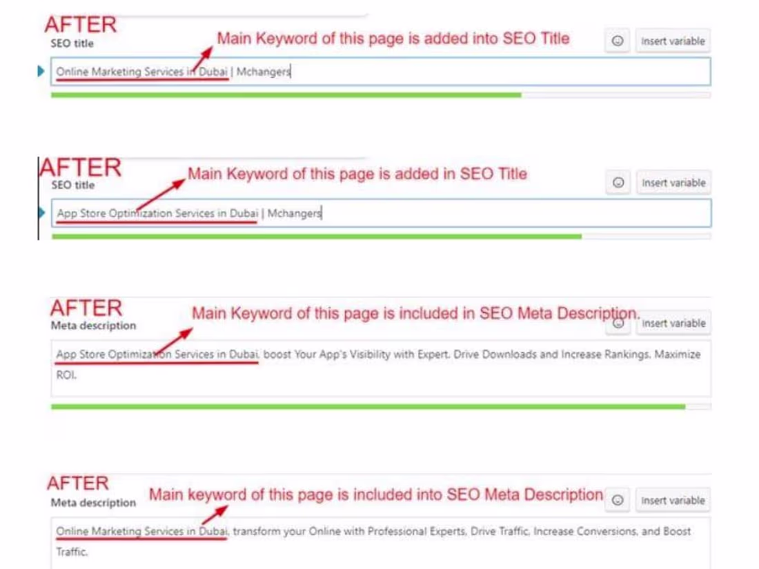 Cover image for On-Page SEO Optimization for Online Marketing Services in Dubai