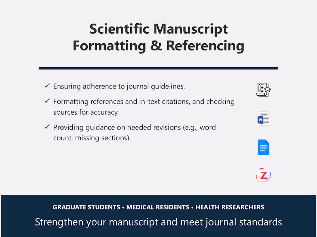 Cover image for Scientific Manuscript Formatting & Referencing