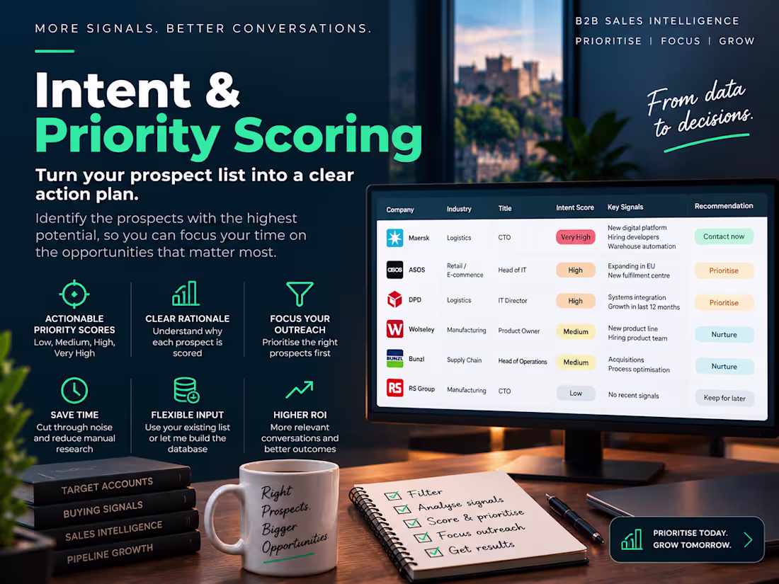 Cover image for Intent & Priority Scoring