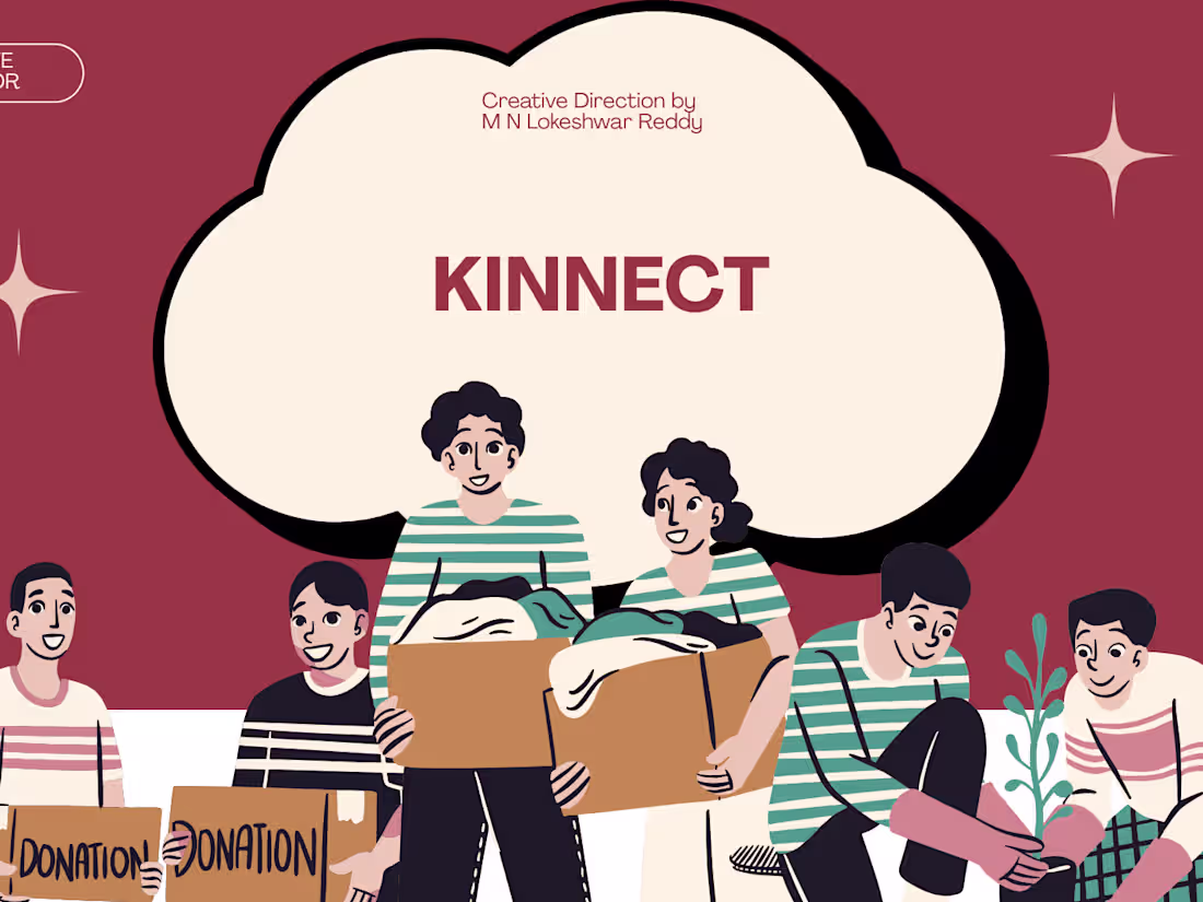 Cover image for Brand Identity Direction — KINNECT