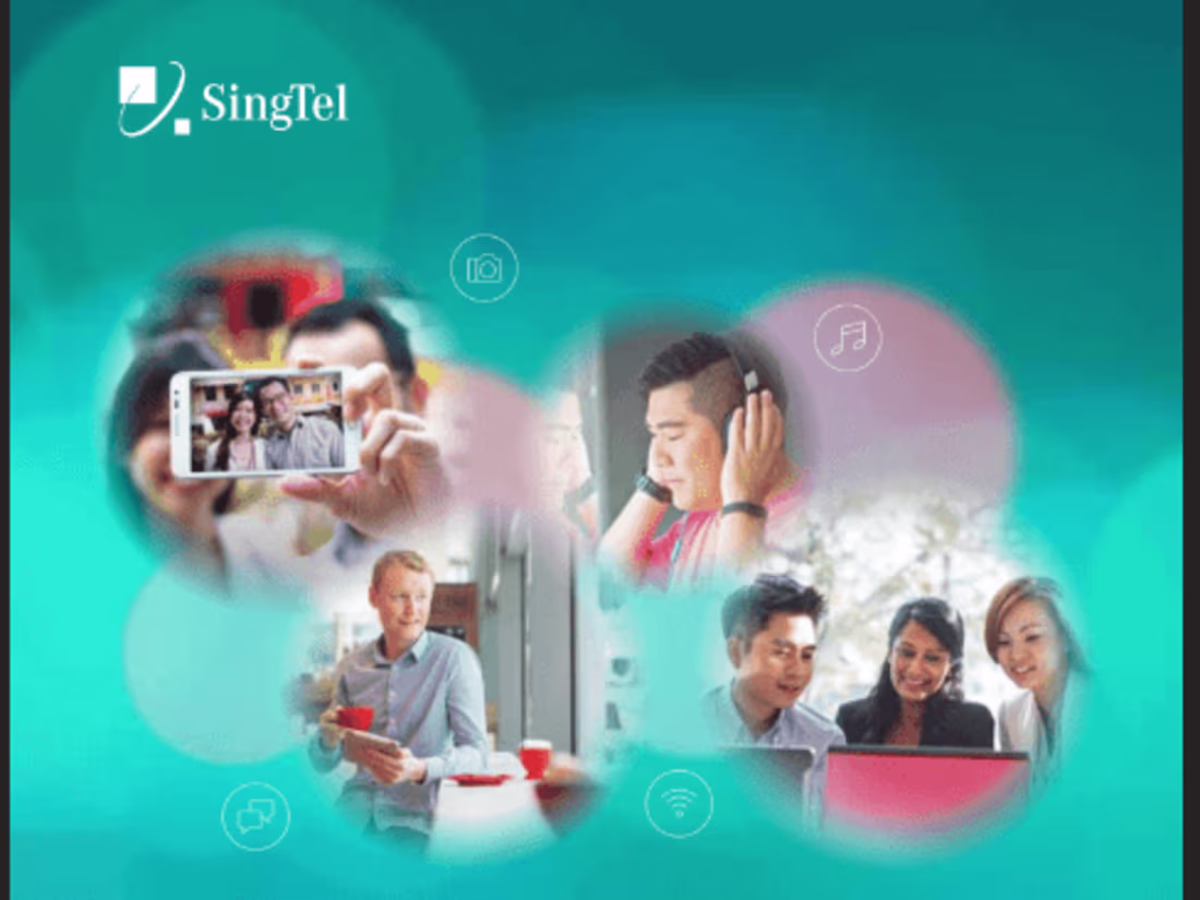 Cover image for Proofreading SingTel Annual Report