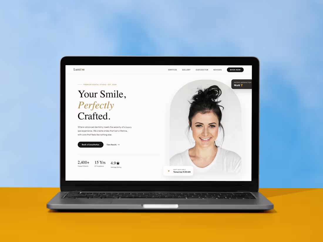 Cover image for Design a Modern, Responsive Dental Clinic Website for Patien...