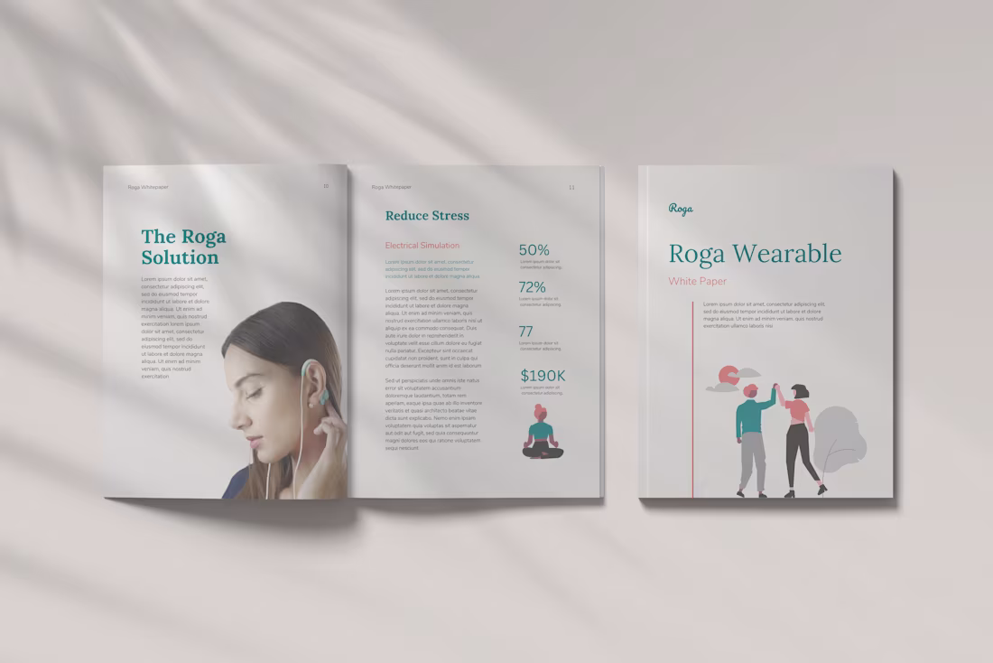 Cover image for Whitepaper Document Template and Conference Poster Design 