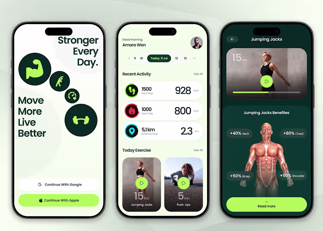 Cover image for I will design health app, medical app fitness app  appointment 