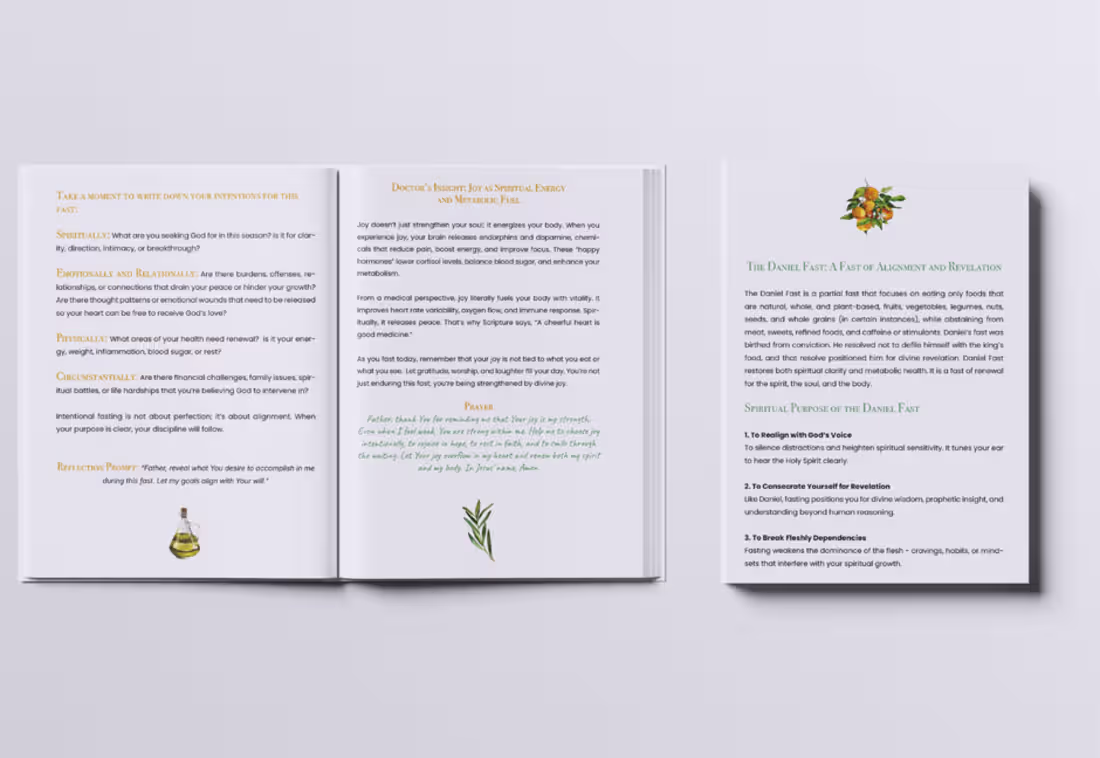 Cover image for “The Daniel Fast Journal” is