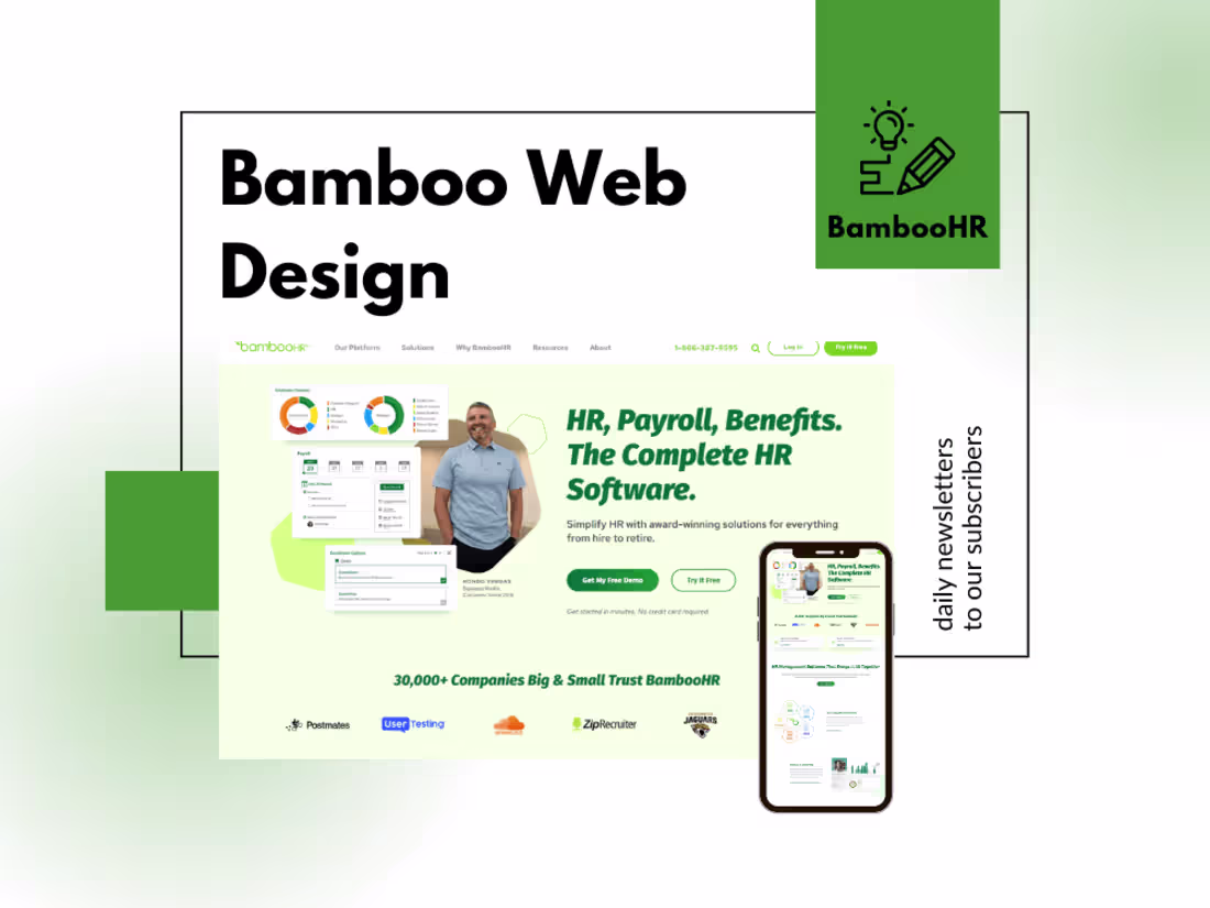 Cover image for BambooHr UI