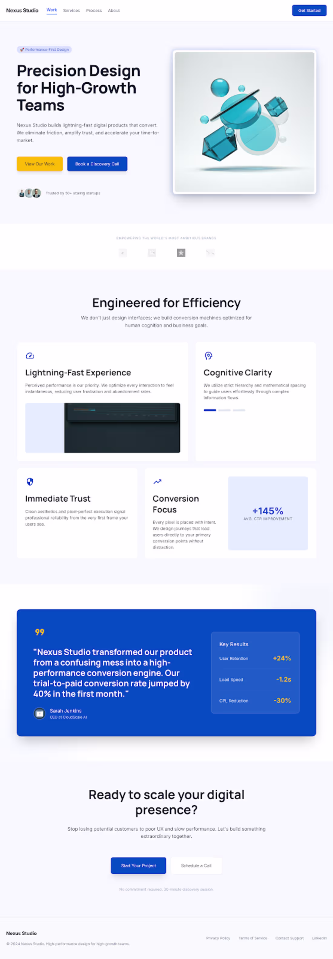 Cover image for Just completed a modern landing page using @Wix Wix Studio, ...